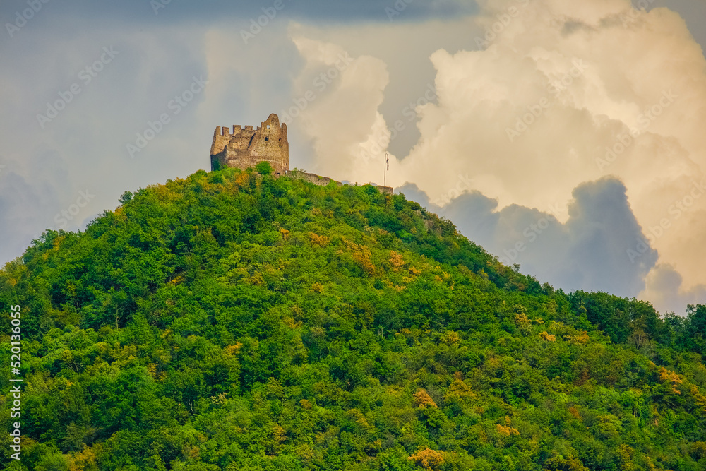 castle in the mountains