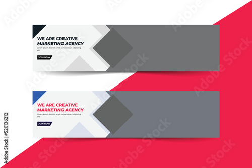 Corporate Agency Linkedin Banner Design or Template, vector template, template, Linkedin Banner, Banner