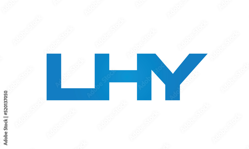 Connected LHY Letters logo Design Linked Chain logo Concept Connected LHY Letters logo Design Linked Chain logo Concept