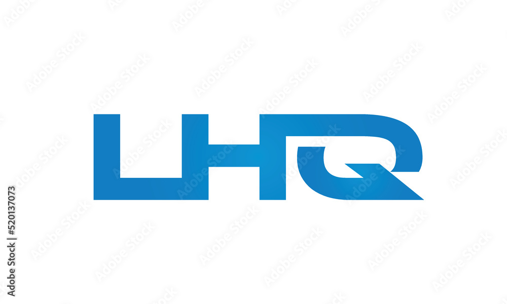 Connected LHQ Letters logo Design Linked Chain logo Concept Connected LHQ Letters logo Design Linked Chain logo Concept