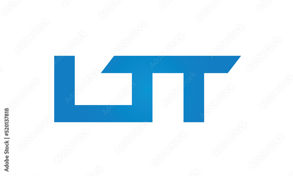 Connected LTT Letters logo Design Linked Chain logo Concept Connected LTT Letters logo Design Linked Chain logo Concept
