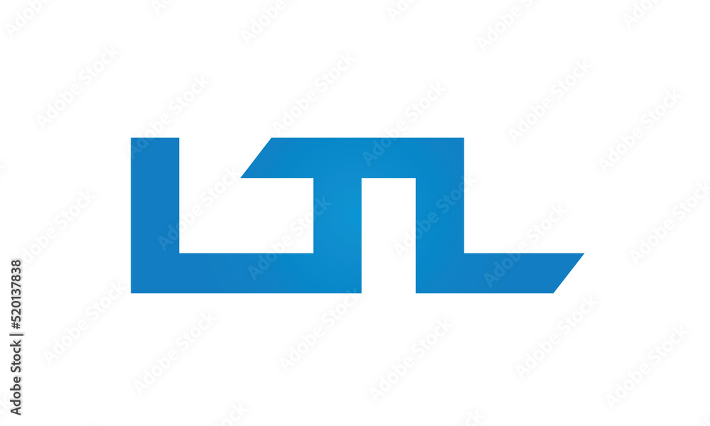 Connected LTL Letters logo Design Linked Chain logo Concept Connected LTL Letters logo Design Linked Chain logo Concept
