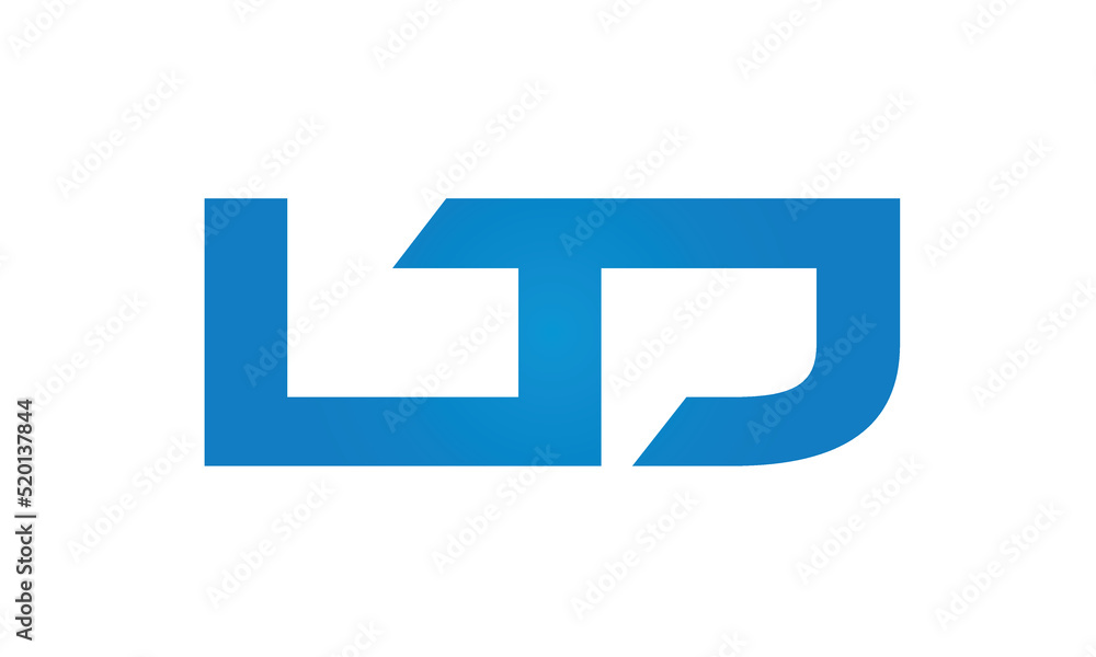 Connected LTJ Letters logo Design Linked Chain logo Concept Connected LTJ Letters logo Design Linked Chain logo Concept