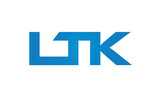 Connected LTK Letters logo Design Linked Chain logo Concept