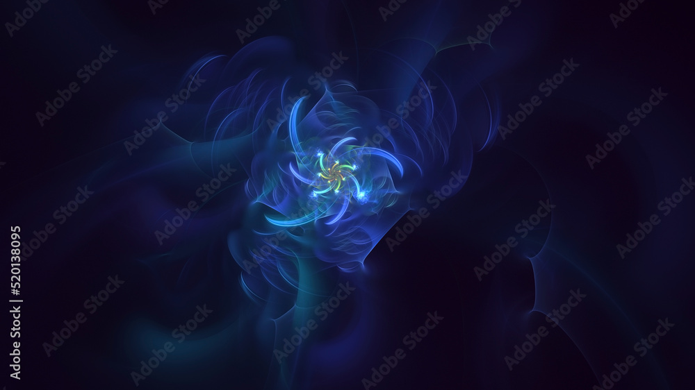 3D rendering abstract multicolor technology fractal light background 3D rendering abstract multicolor technology fractal light background