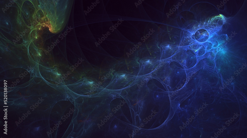 3D rendering abstract multicolor technology fractal light background 3D rendering abstract multicolor technology fractal light background