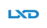Connected LXD Letters logo Design Linked Chain logo Concept	