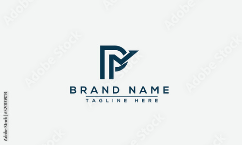 Logo design letter PM . Elegant modern. Vector template.