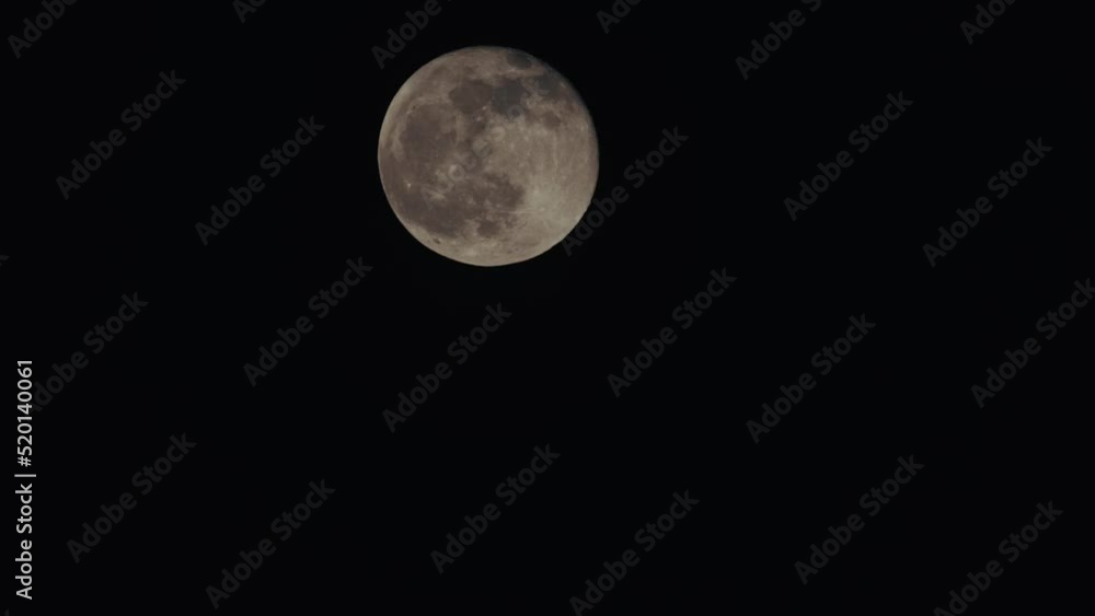 the full moon moves slowly to one side the full moon moves slowly to one side