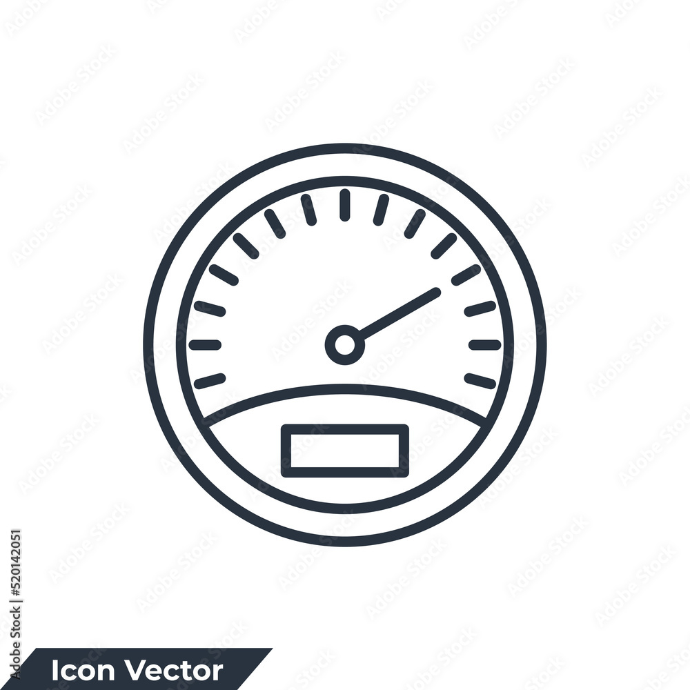 speedometer icon logo vector illustration. Speed indicator symbol template for graphic and web design collection speedometer icon logo vector illustration. Speed indicator symbol template for graphic and web design collection
