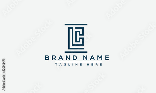 Logo design letter LC . Elegant modern. Vector template.