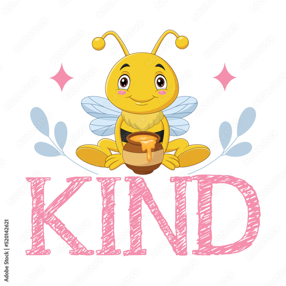 Obraz premium Bee T-Shirt Design