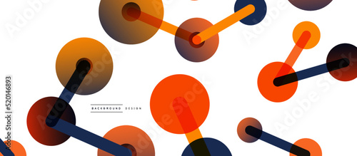 Network concept abstract background. Dots connection. Big data idea. Business template for wallpaper, banner, background or landing