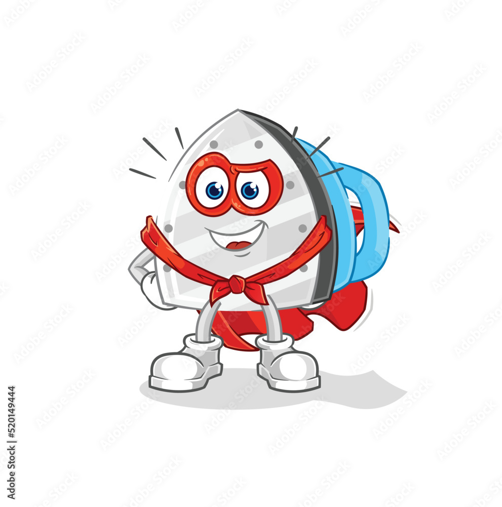 Fototapeta premium iron heroes vector. cartoon character