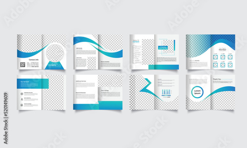 Company Brochure Design Template  photo