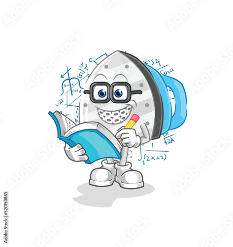 iron geek cartoon. cartoon mascot vector © dataimasu