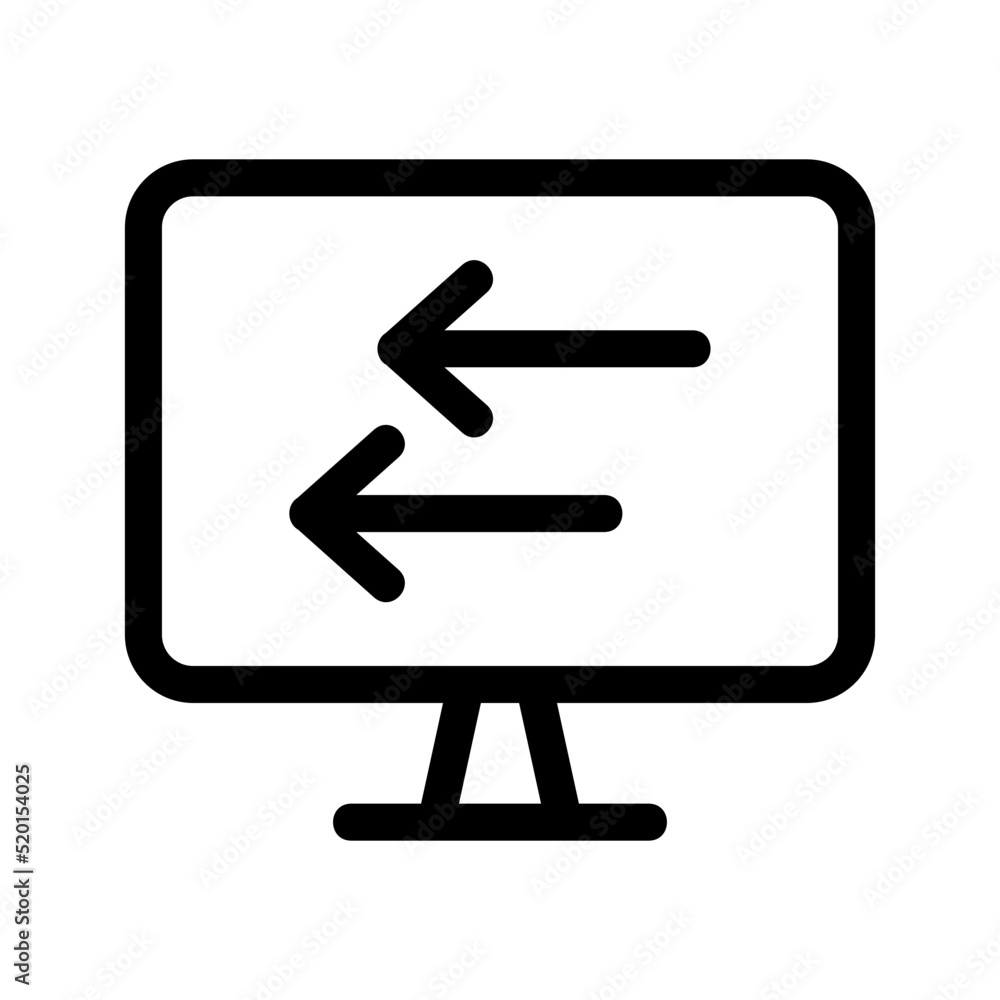 Obraz premium left icon or logo isolated sign symbol vector illustration - high quality black style vector icons 