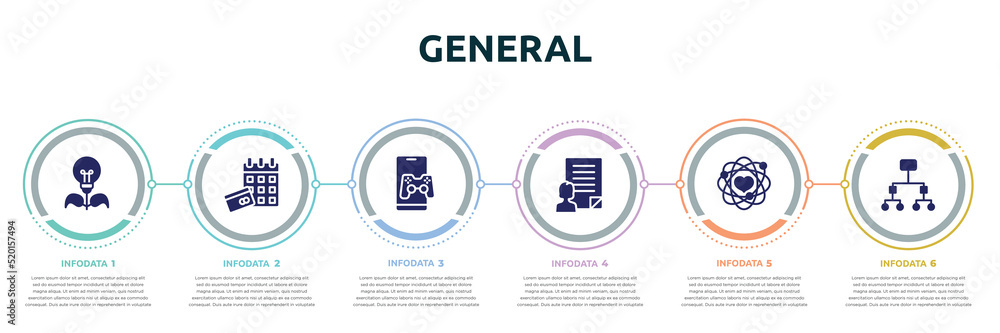 general concept infographic design template. included energy efficiency ...