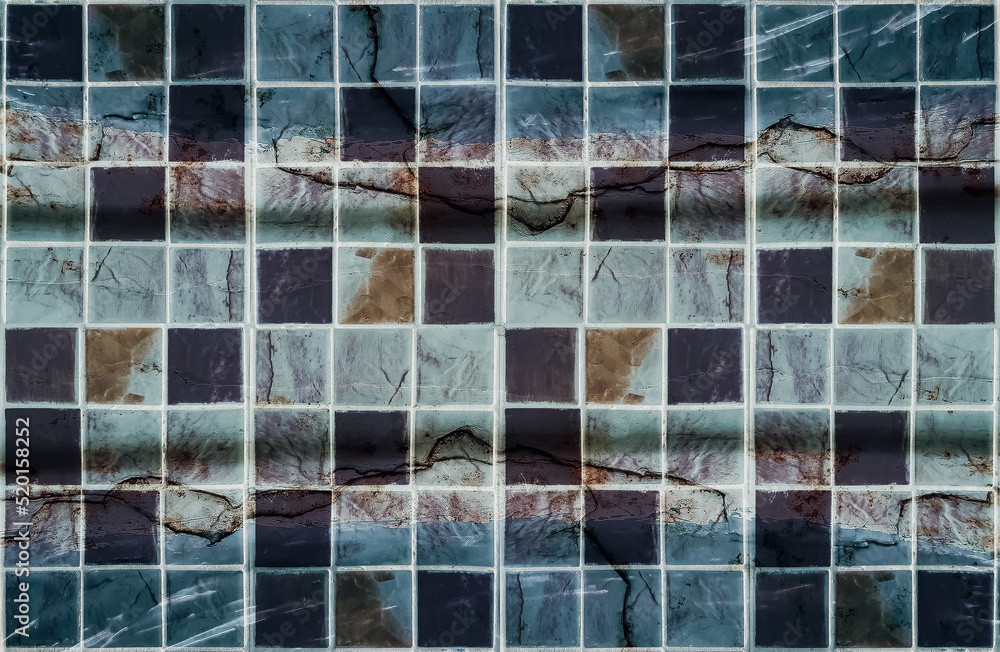 retro color of mosaic wall ,geometric pattern wall decorate background retro color of mosaic wall ,geometric pattern wall decorate background