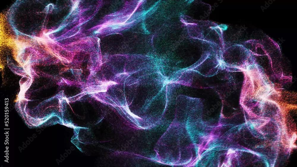 Abstract background liquid hot and cold energy particles sparkles turbulent flows colliding mixing Abstract background liquid hot and cold energy particles sparkles turbulent flows colliding mixing