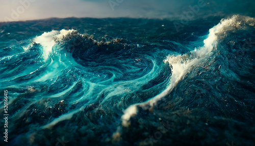 Fantasy seascape with beaut...
