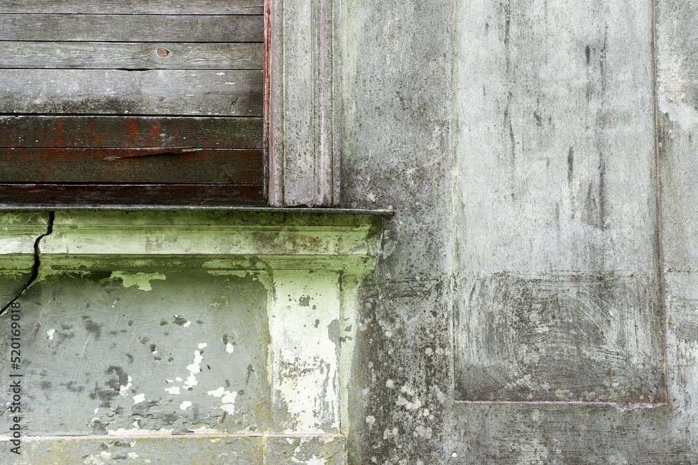 Fragment of an abandoned old building Fragment of an abandoned old building