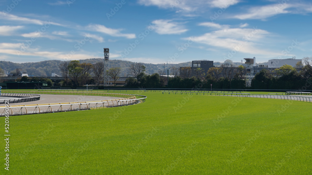 Fototapeta premium Racetrack turf