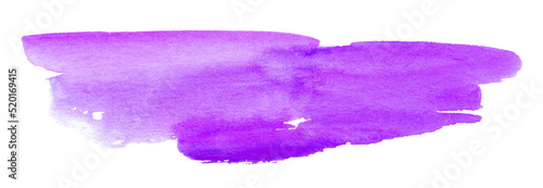 Purple brush strokes watercolor background