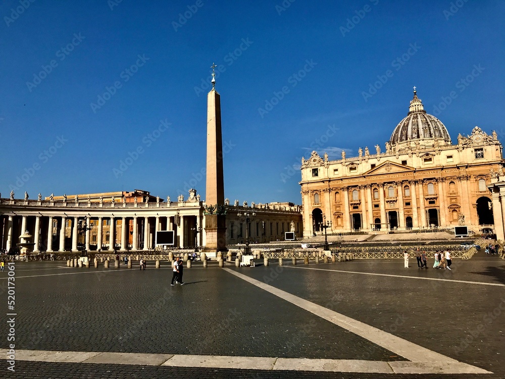 Petersplatz, Piazza San Pietro in Rom (Italien, Vatikan)