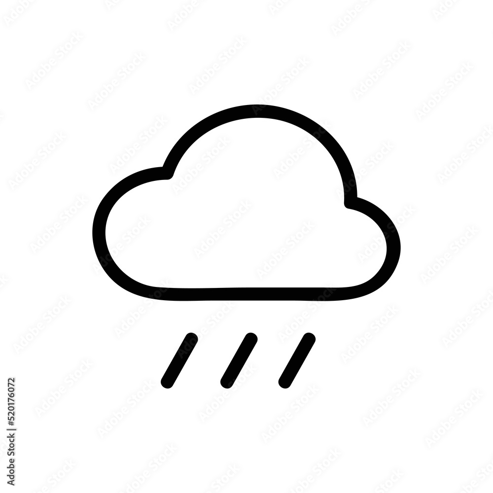 Weather icon logo. Weather forecast icon Weather icon logo. Weather forecast icon