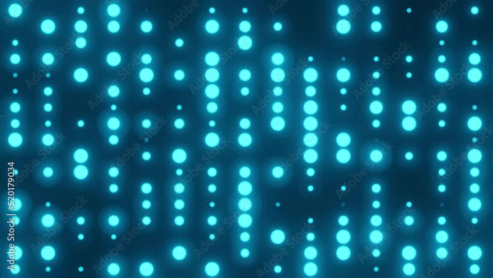 Glowing blue lights animated background. Seamless loop animation Glowing blue lights animated background. Seamless loop animation