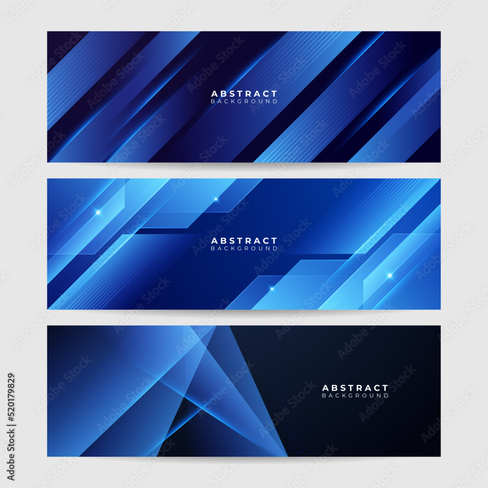 Fototapeta premium abstract technology particles lines mesh background. blue technology digital banner design