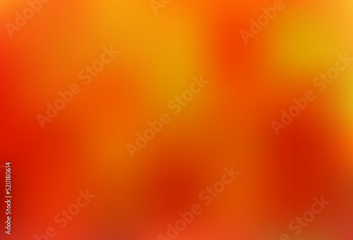 Light Red, Yellow vector abstract bokeh pattern.