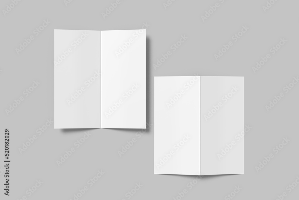 DL Bifold Brochure Blank Mockup DL Bifold Brochure Blank Mockup