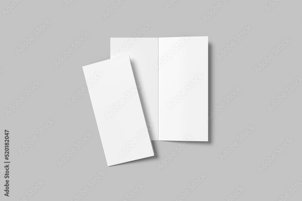 DL Bifold Brochure Blank Mockup DL Bifold Brochure Blank Mockup