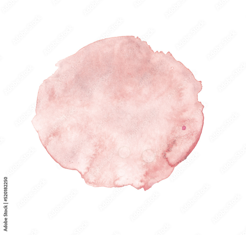 pink watercolor stains