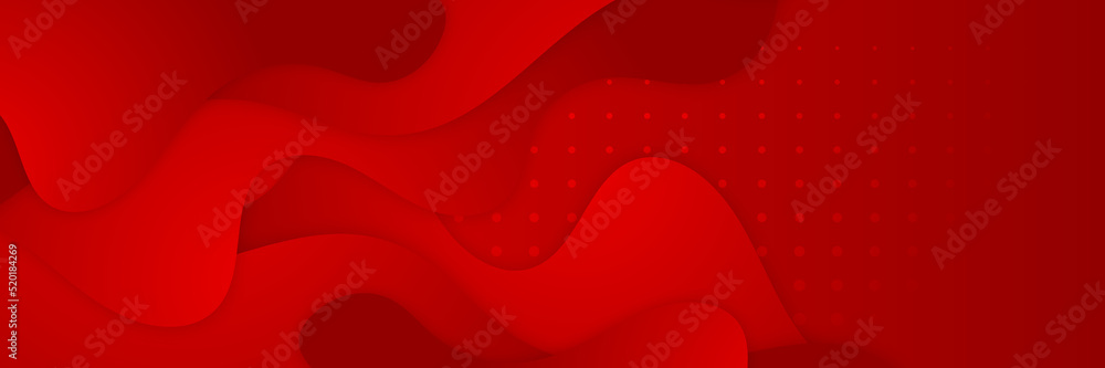 Vetor do Stock: Abstract red banner background. Abstract banner design