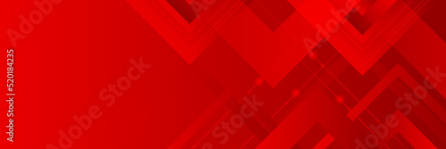 Abstract red banner background. Abstract banner design in shades of red. Red wide banner with lines pattern design. Modern wave banner red background. Modern fluid red gradient banner with curve shape