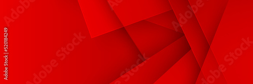 Abstract red banner background. Abstract banner design in shades of red. Red wide banner with lines pattern design. Modern wave banner red background. Modern fluid red gradient banner with curve shape