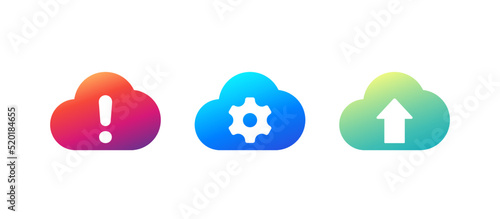 upload error, cloud computing icons