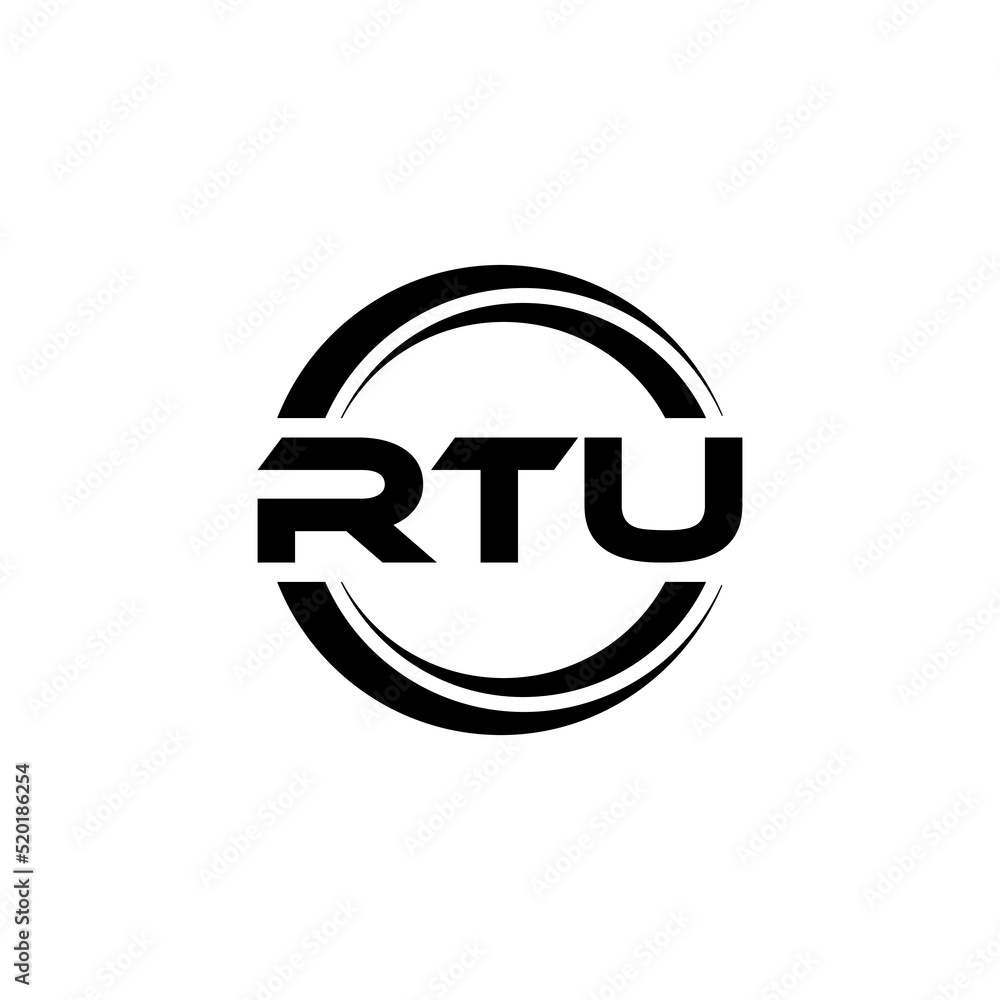 RTU letter logo design with white background in illustrator, vector logo modern alphabet font overlap style. calligraphy designs for logo, Poster, Invitation, etc. RTU letter logo design with white background in illustrator, vector logo modern alphabet font overlap style. calligraphy designs for logo, Poster, Invitation, etc.