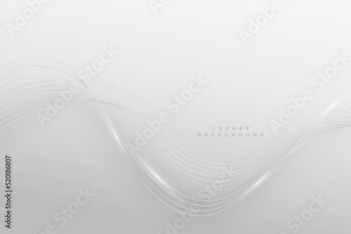 grey background with smooth wave lines
