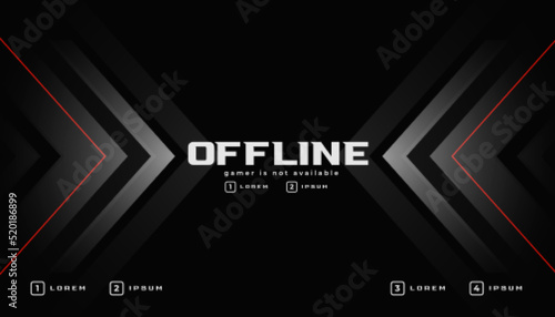 offline gaming clack banner design