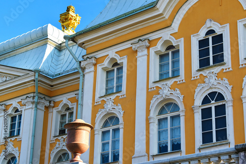 yellow palace mansion country aristocratic house	