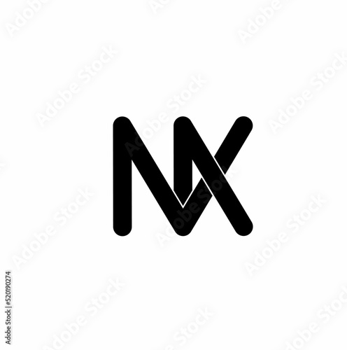 nx xn x n initial letter logo photo