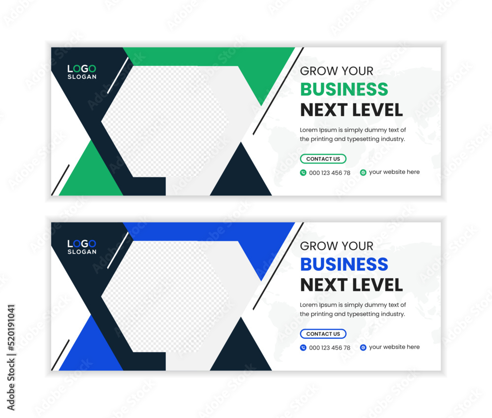 Corporate business social media cover banner Corporate business social media cover banner