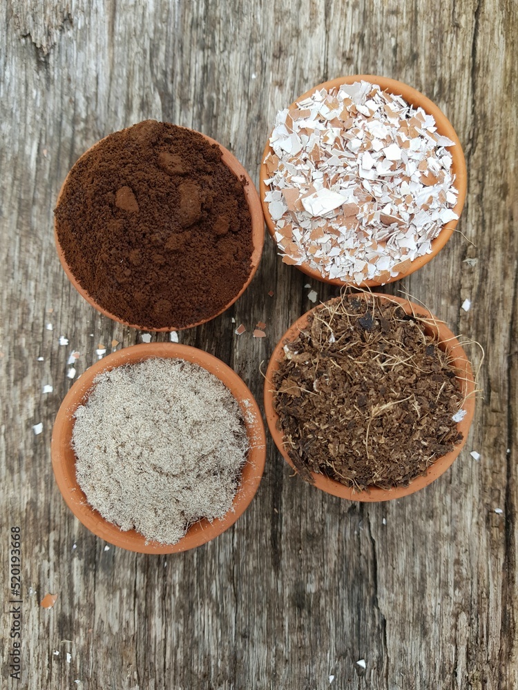 organic fertilizer within alternative agriculture eggshells,beard pulp