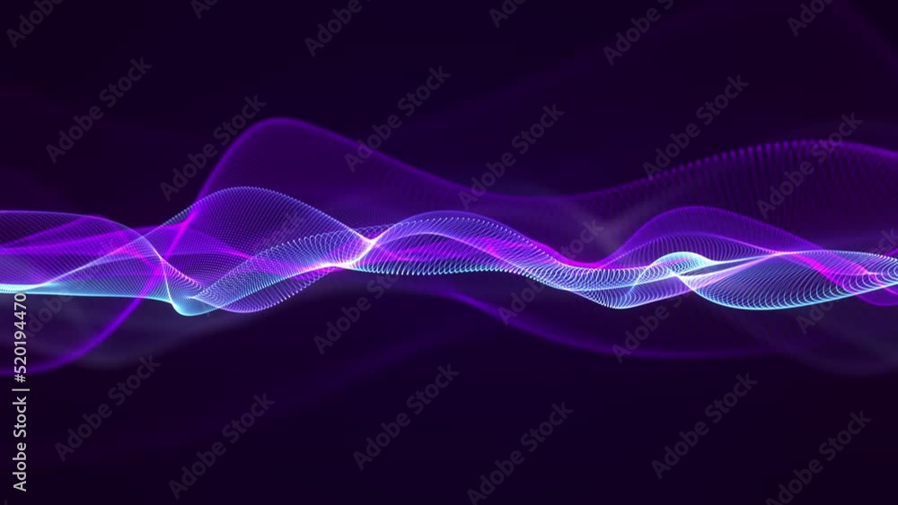 abstract waveform futuristic motion background