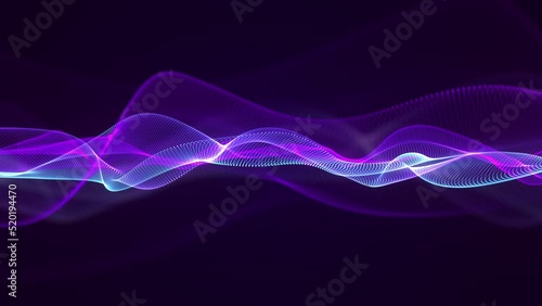 abstract waveform futuristic motion background