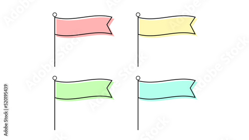 旗のイラスト